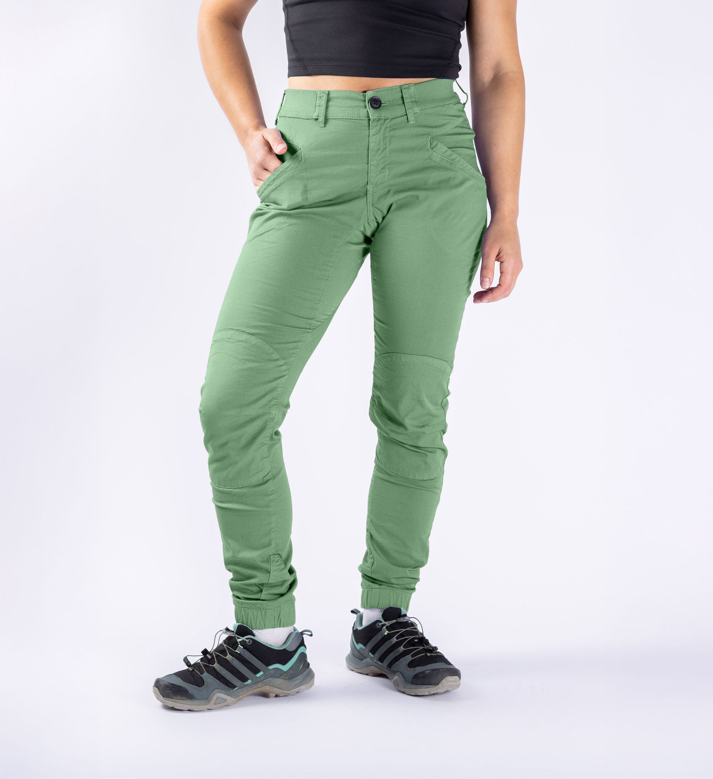 Women's climbing pants Laila Peak English Ivy - Main Image