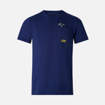 *Neu* CINTO Herren-T-Shirt aus Bio-Baumwolle – Mittelalterblau