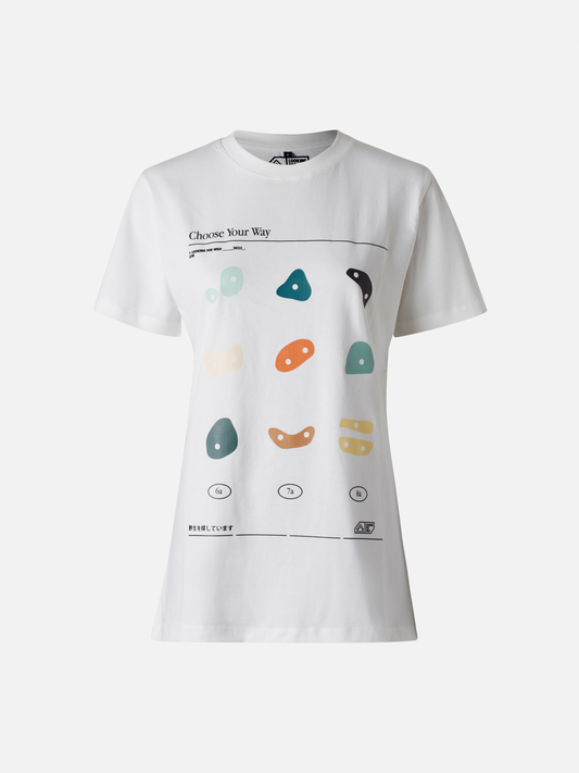 T-shirt Unisexe Climb Your Way - Optic White