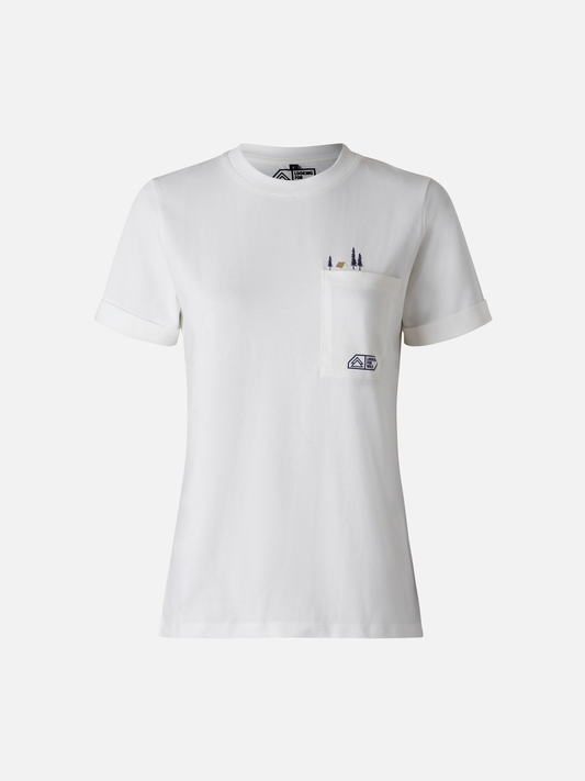 *Nouveau* T-Shirt CINTO Femme Organic coton - Optic White