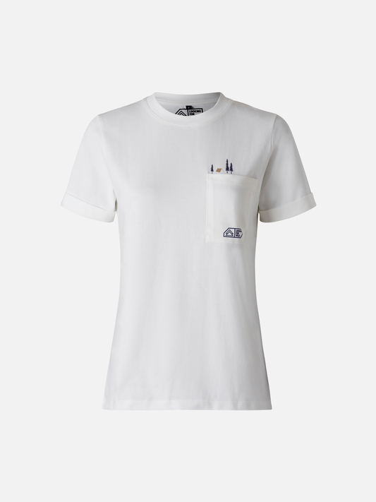 *Neu* CINTO Damen-T-Shirt aus Bio-Baumwolle – Optic White