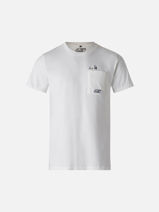 *Nouveau* T-Shirt CINTO Homme Organic coton - Optic White