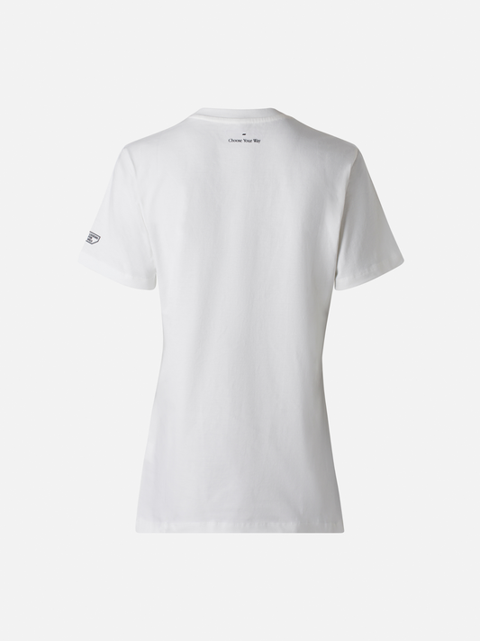 T-shirt Unisexe Climb Your Way - Optic White