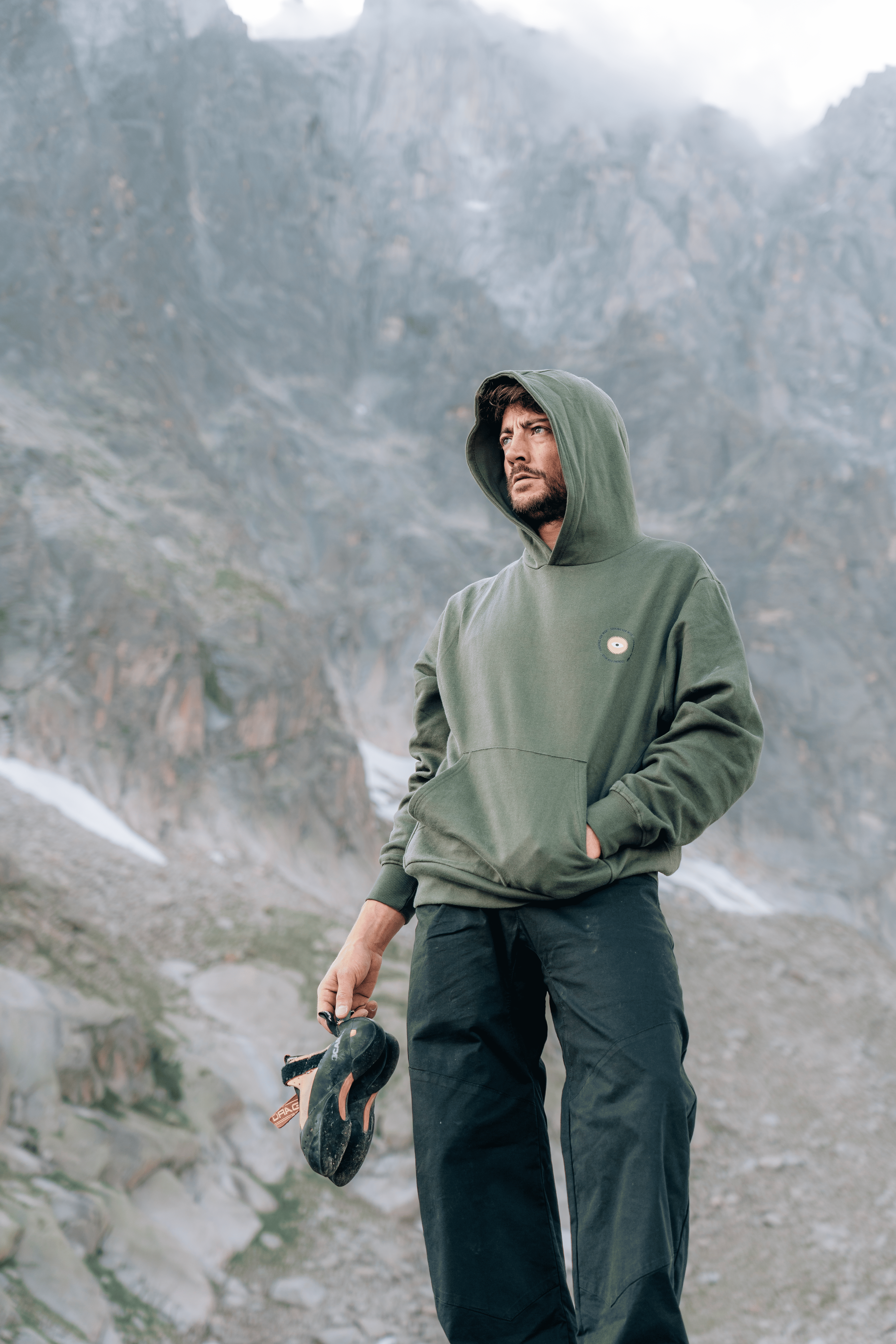 Hoodie Unisexe Big Hood Kombu Green