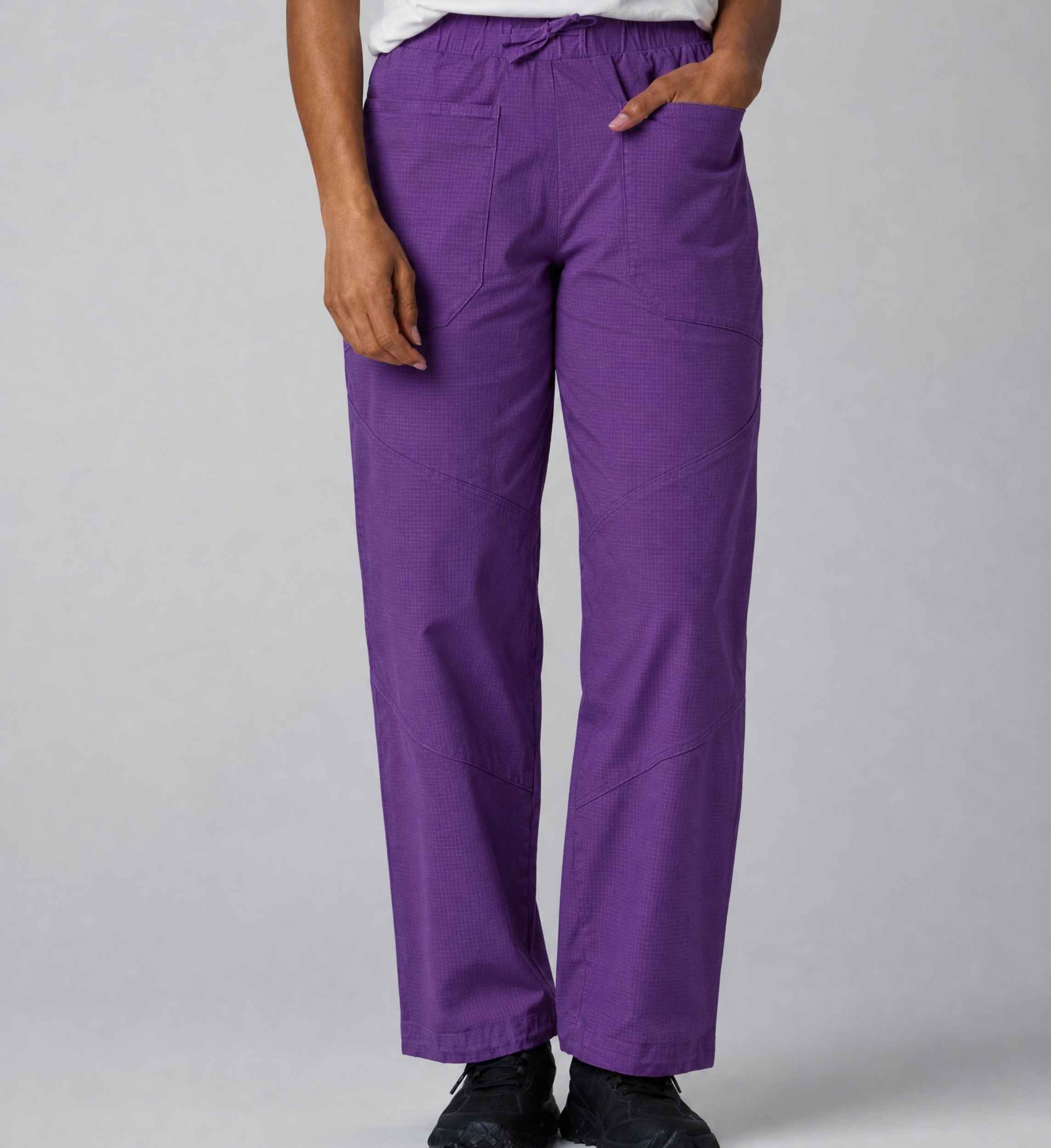 Women's Ripstop High Waisted Pant - Purple Sapphire