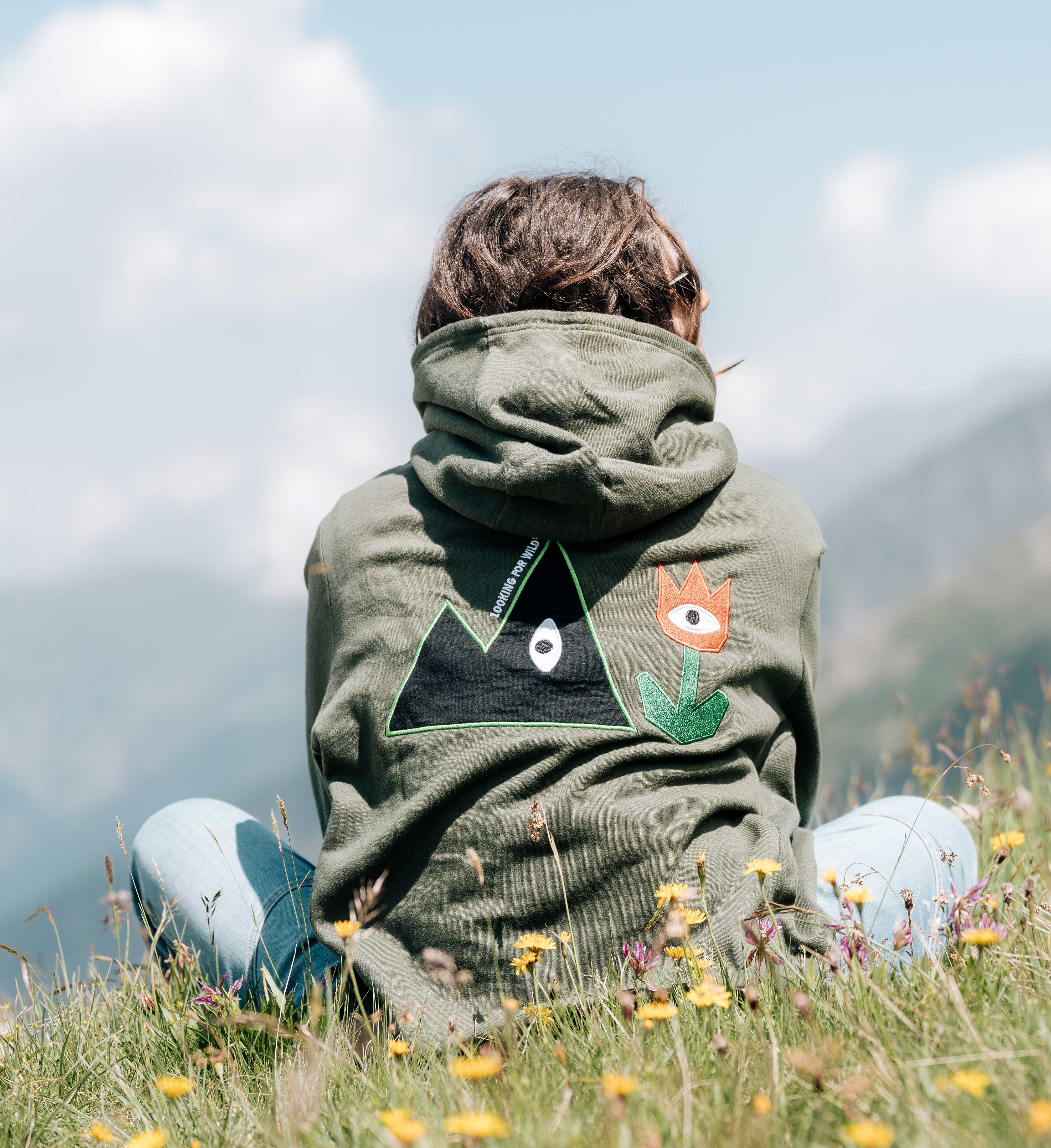 Hoodie Unisexe Big Hood - Kombu Green