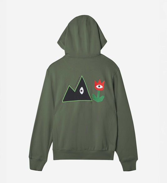 Hoodie Unisexe Big Hood - Kombu Green