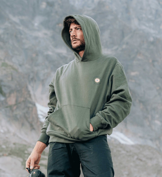 Hoodie Unisexe Big Hood - Kombu Green