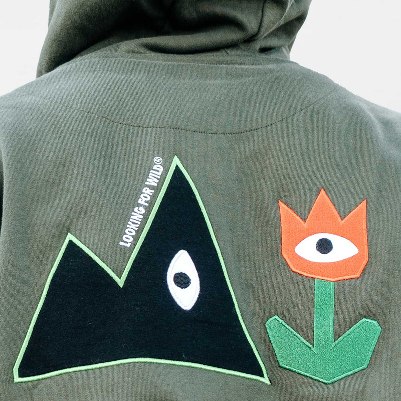 Hoodie Unisexe Big Hood - Kombu Green