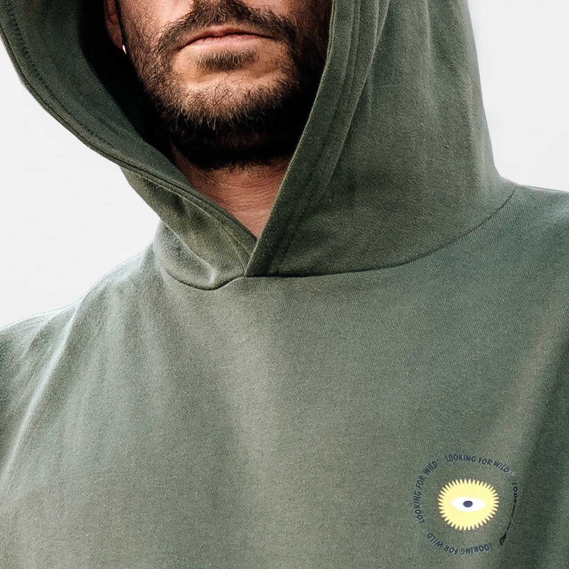 Hoodie Unisexe Big Hood - Kombu Green