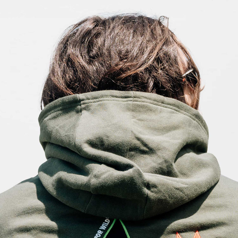 Hoodie Unisexe Big Hood - Kombu Green