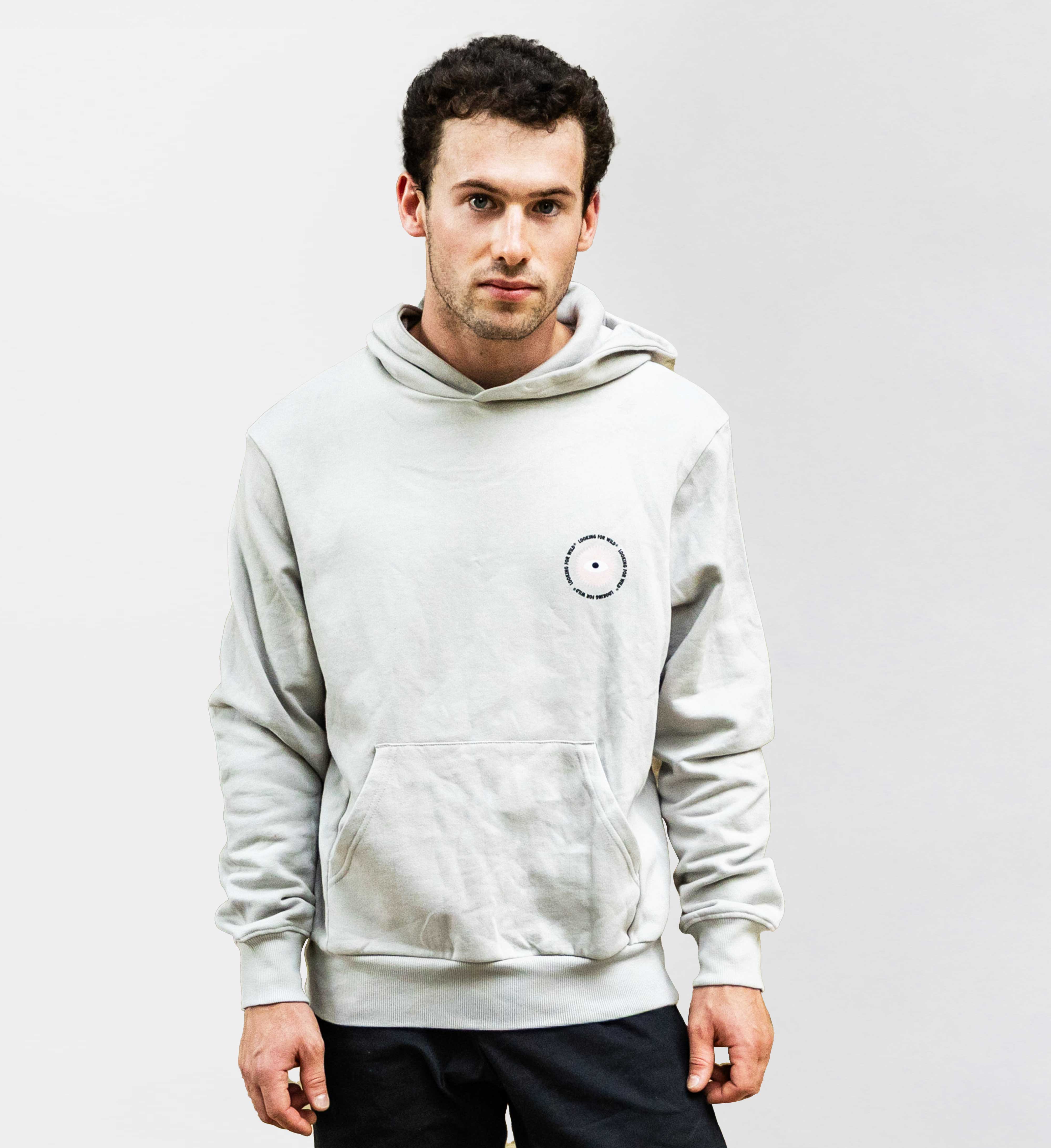 Sudadera con capucha unisex Big Hood - Azul vapor