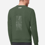 Bosson Organic cotton sweatshirt BLACK FOREST 