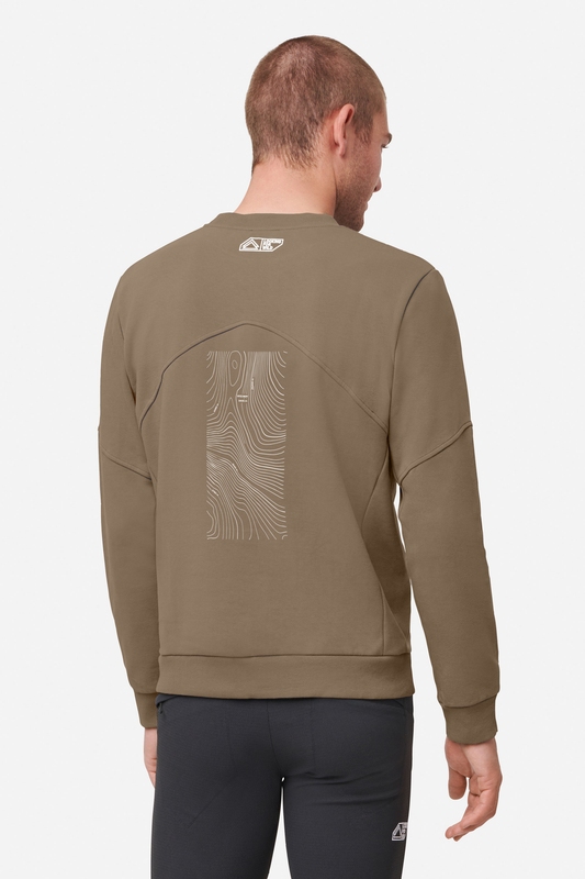 Bosson Sweatshirt aus Bio-Baumwolle Sepia Tint