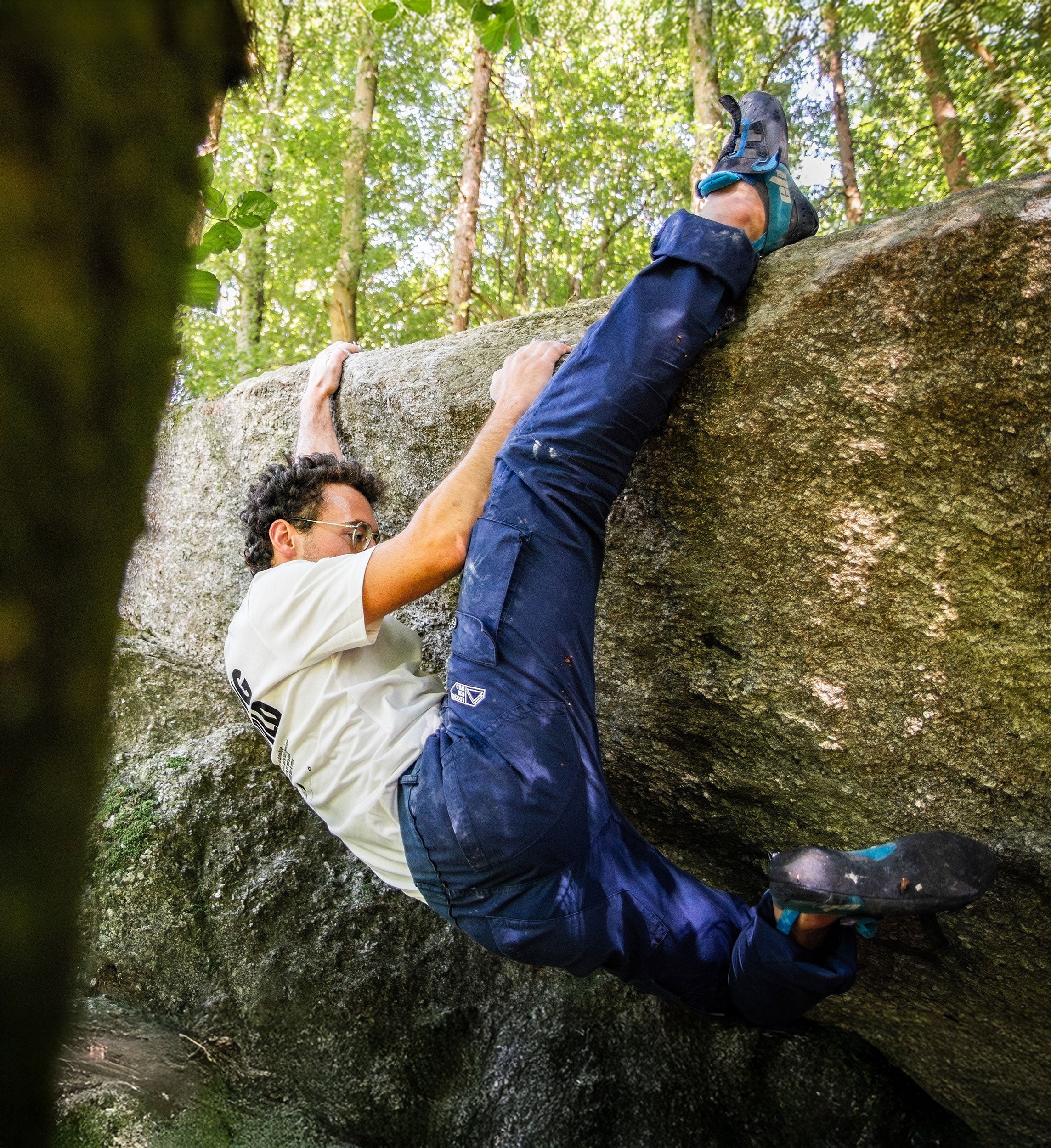 Pantalones de escalada Fitz Roy Cargo Medieval Blue