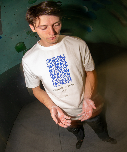 Camiseta unisex - Climbing Cells Azul