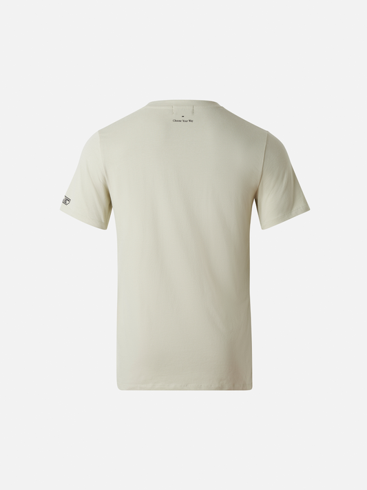 T-Shirt Unisex Climb Your Way - Bone White