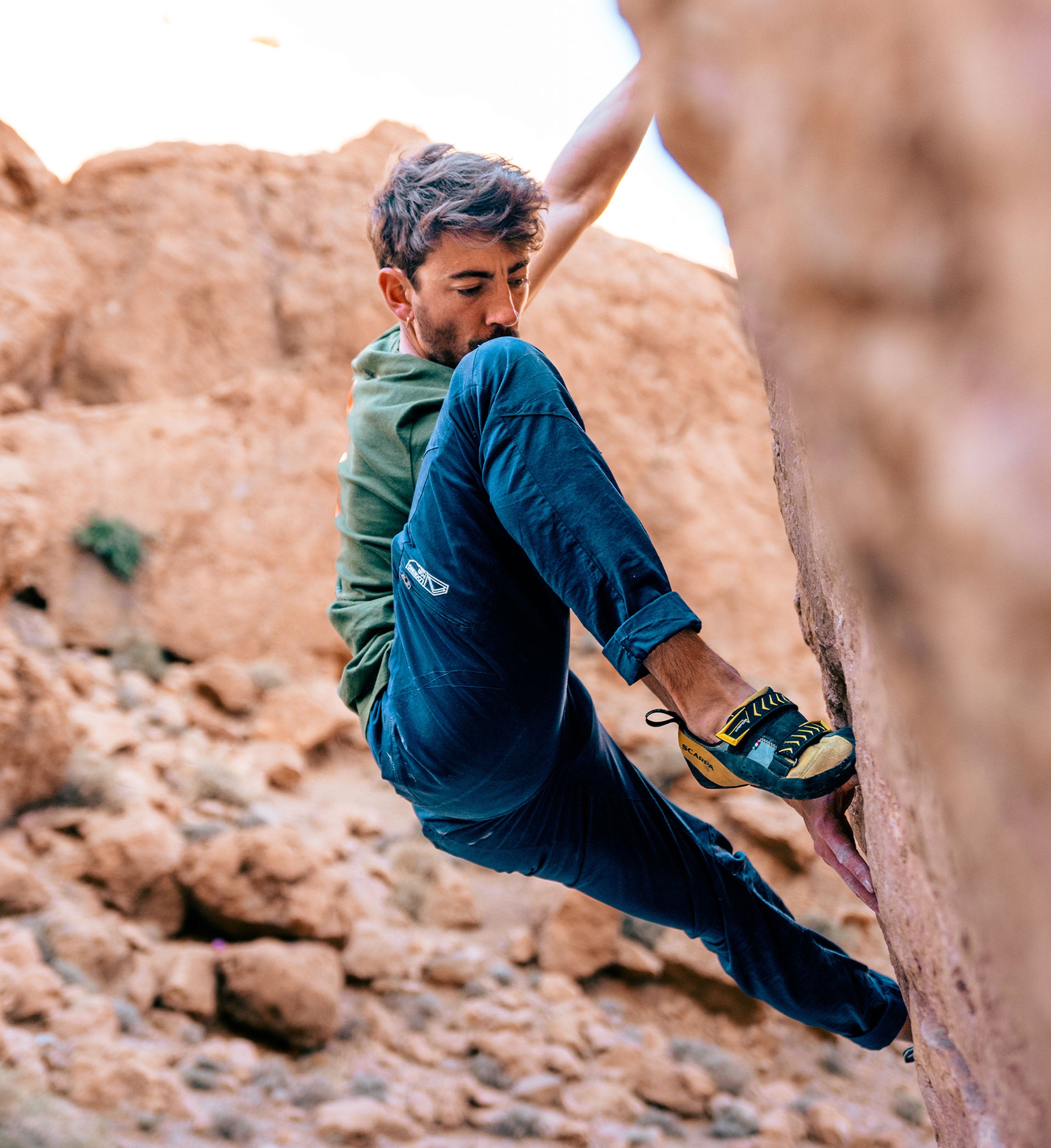 Pantalones de escalada Fitz Roy Medieval Blue