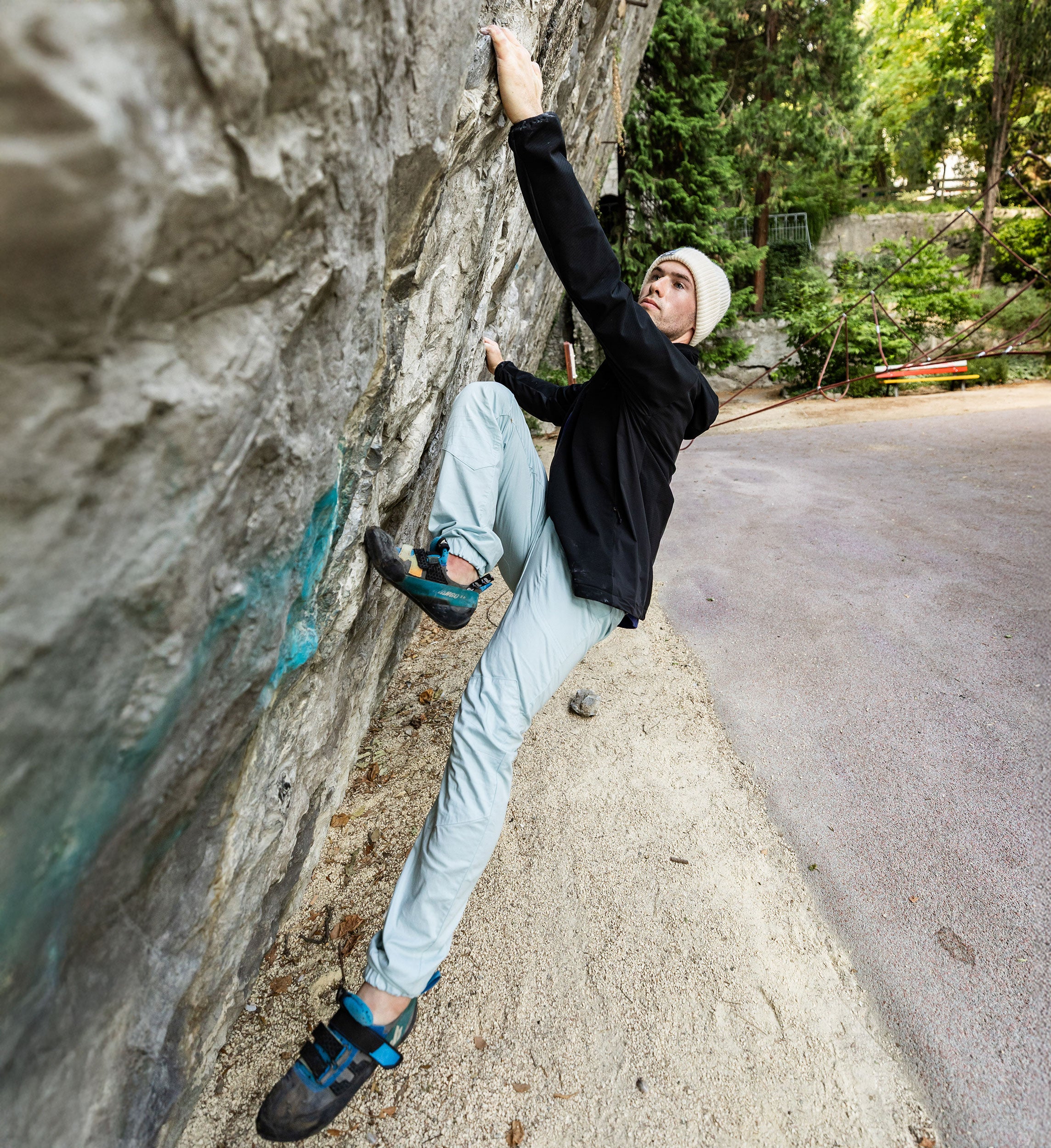 Pantalones de escalada Fitz Roy Azul pastel - Main Image