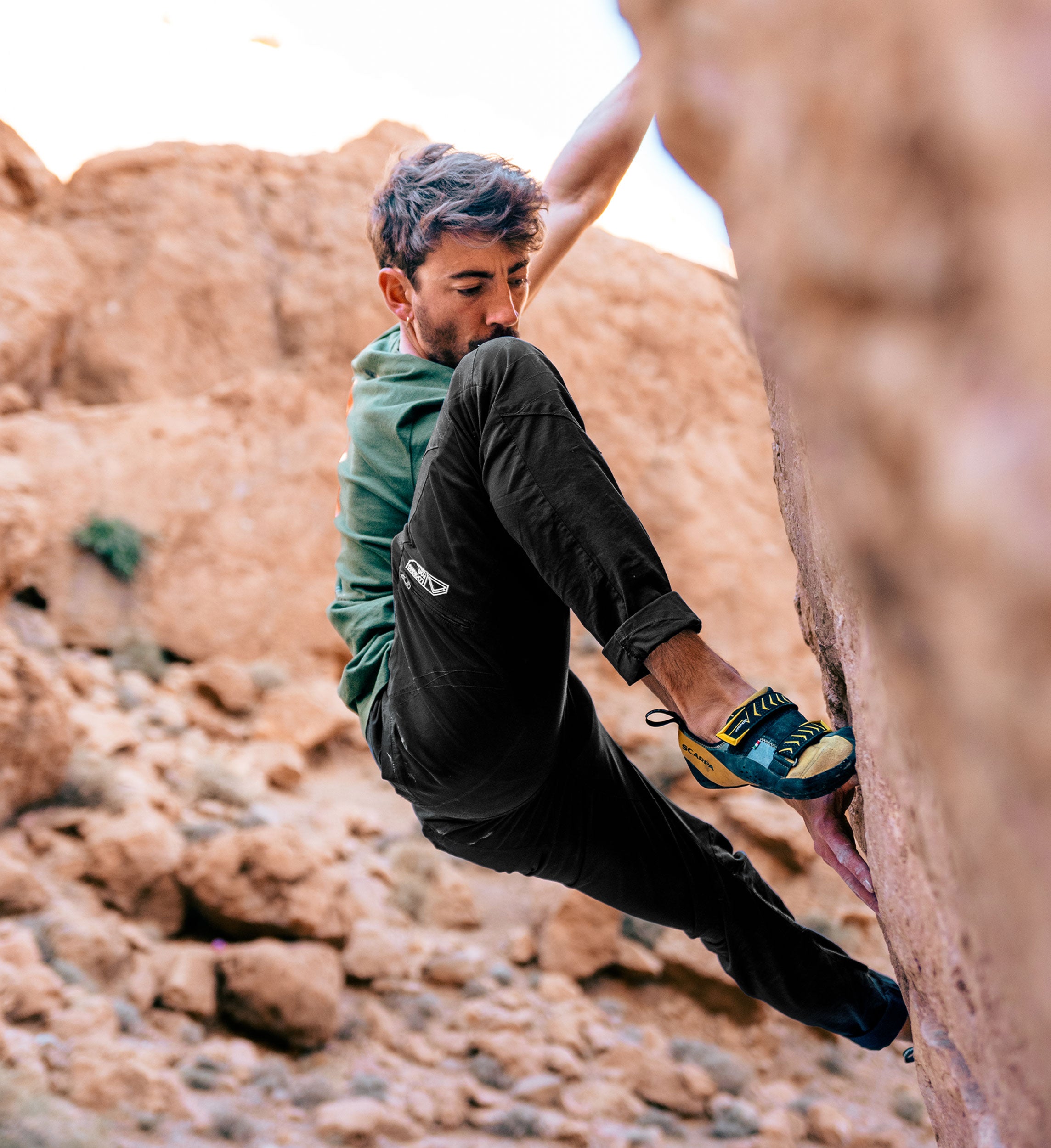 Pantaloni da arrampicata Fitz Roy - Pirate Black