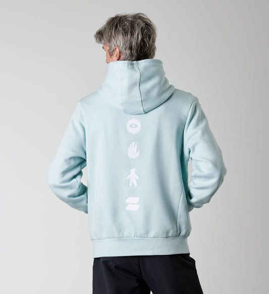 Hoodie Big Hood - Pale Blue