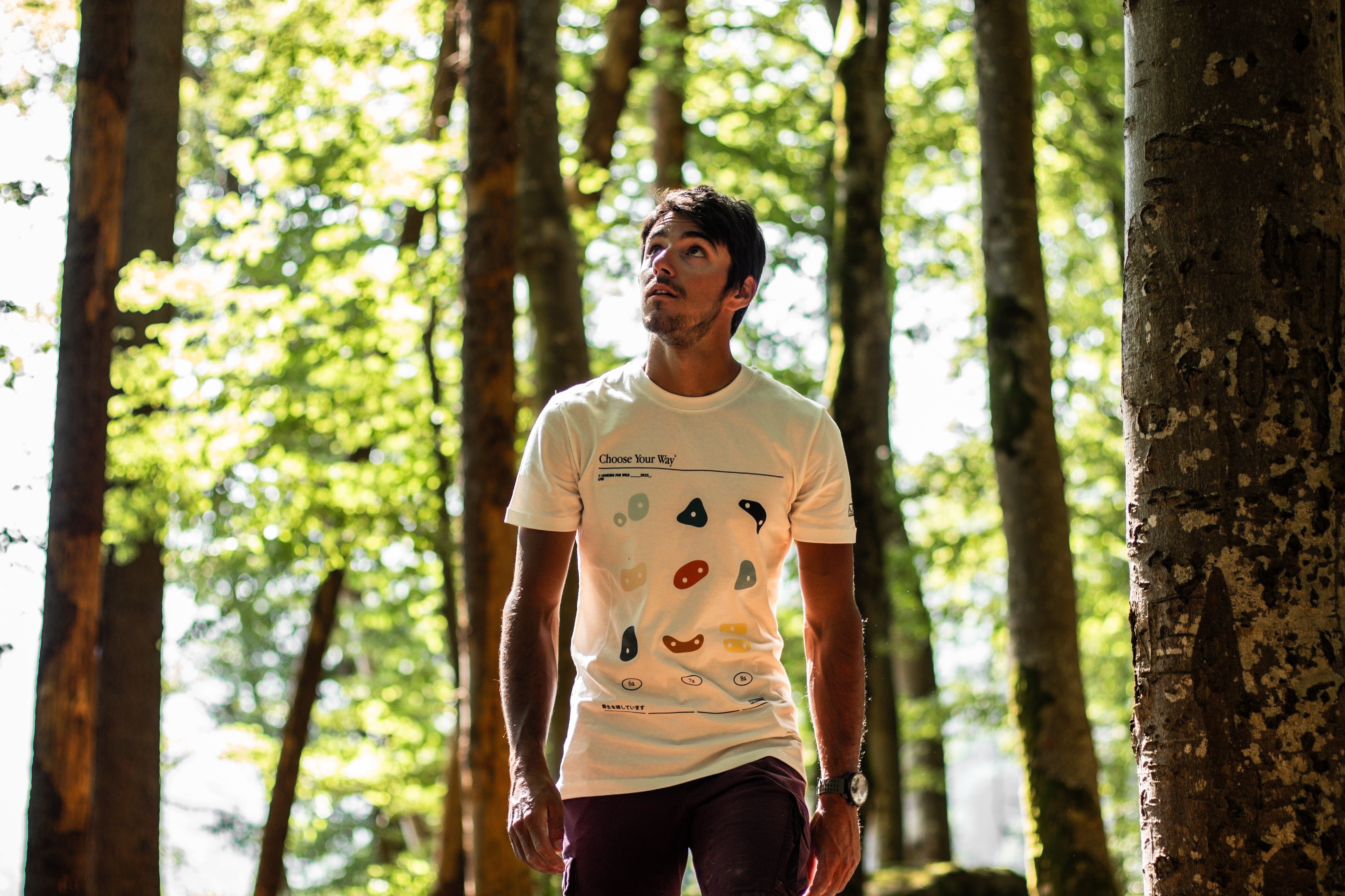 T-shirt Unisexe Climb Your Way - Optic White