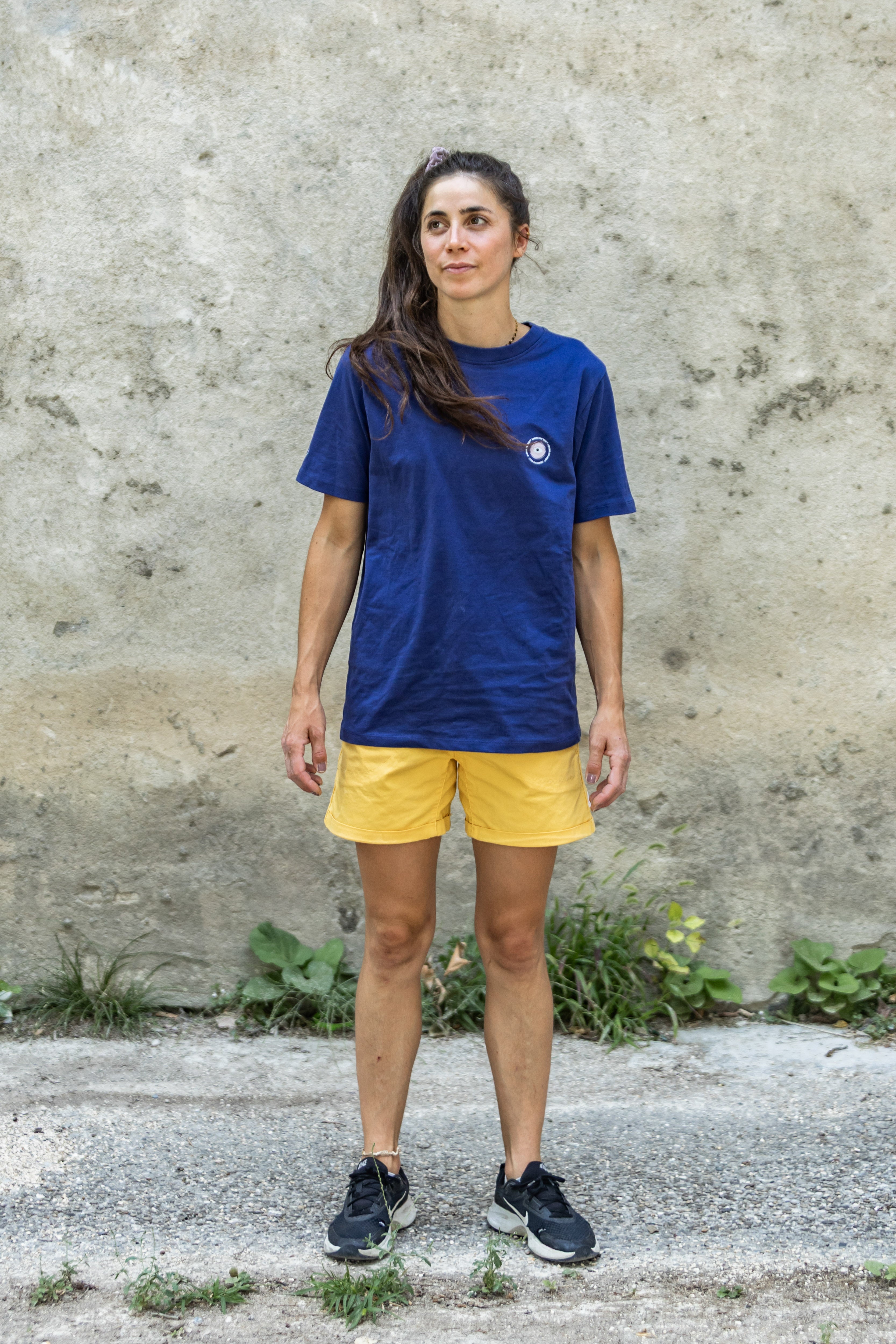 T-shirt Eye Sun Femme- Deep Cobalt