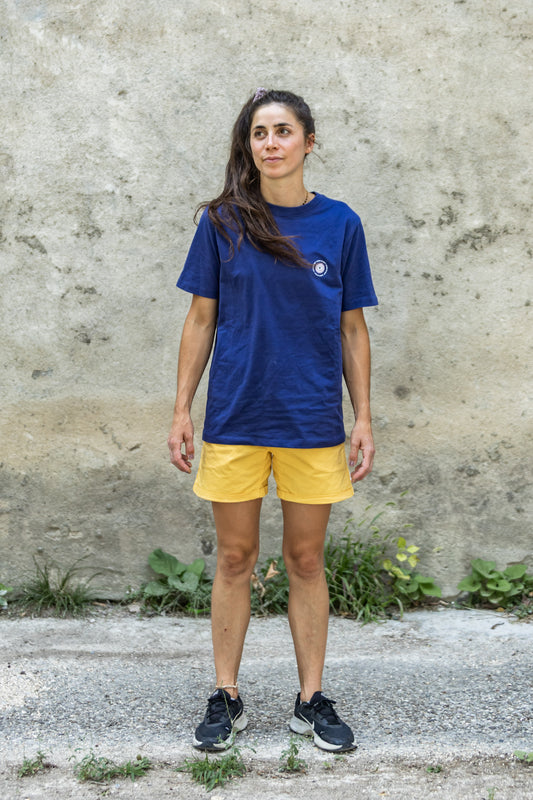 T-shirt Eye Sun Femme- Deep Cobalt