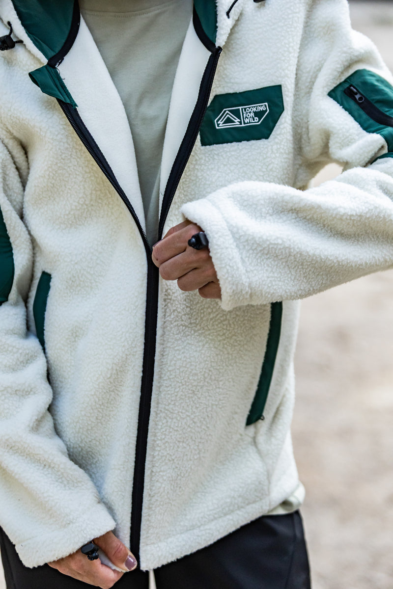 Biography Fleece Sweatshirt - Offwhite