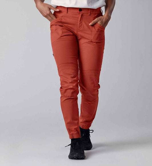 Pantaloni da arrampicata Laila Peak - Rosso mandarino