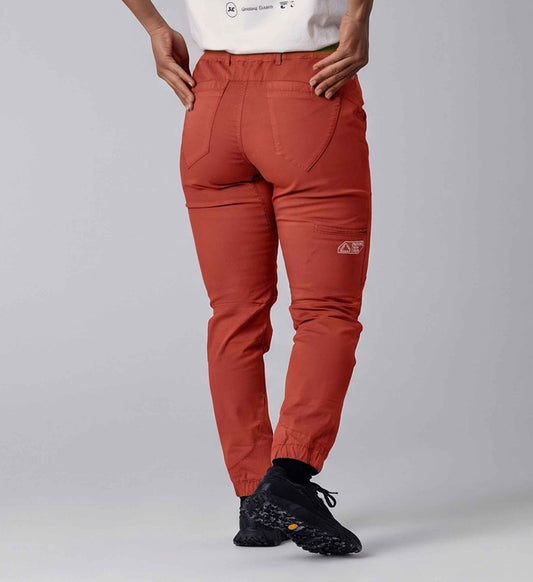 Pantaloni da arrampicata Laila Peak - Rosso mandarino