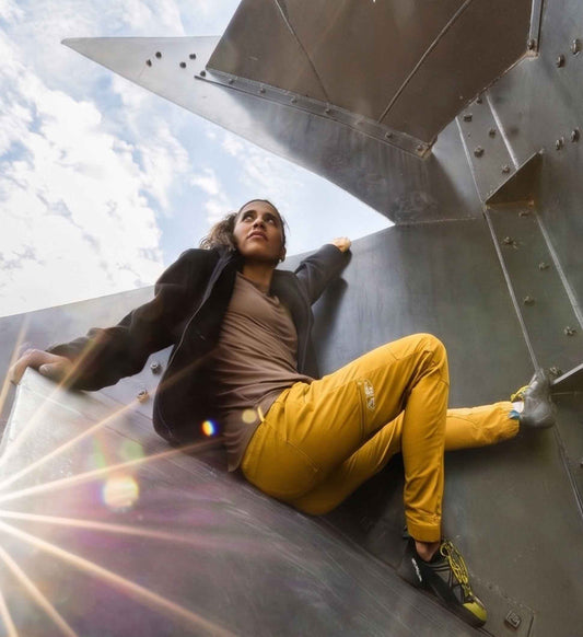 Pantaloni da arrampicata Laila Peak - Sunset Gold