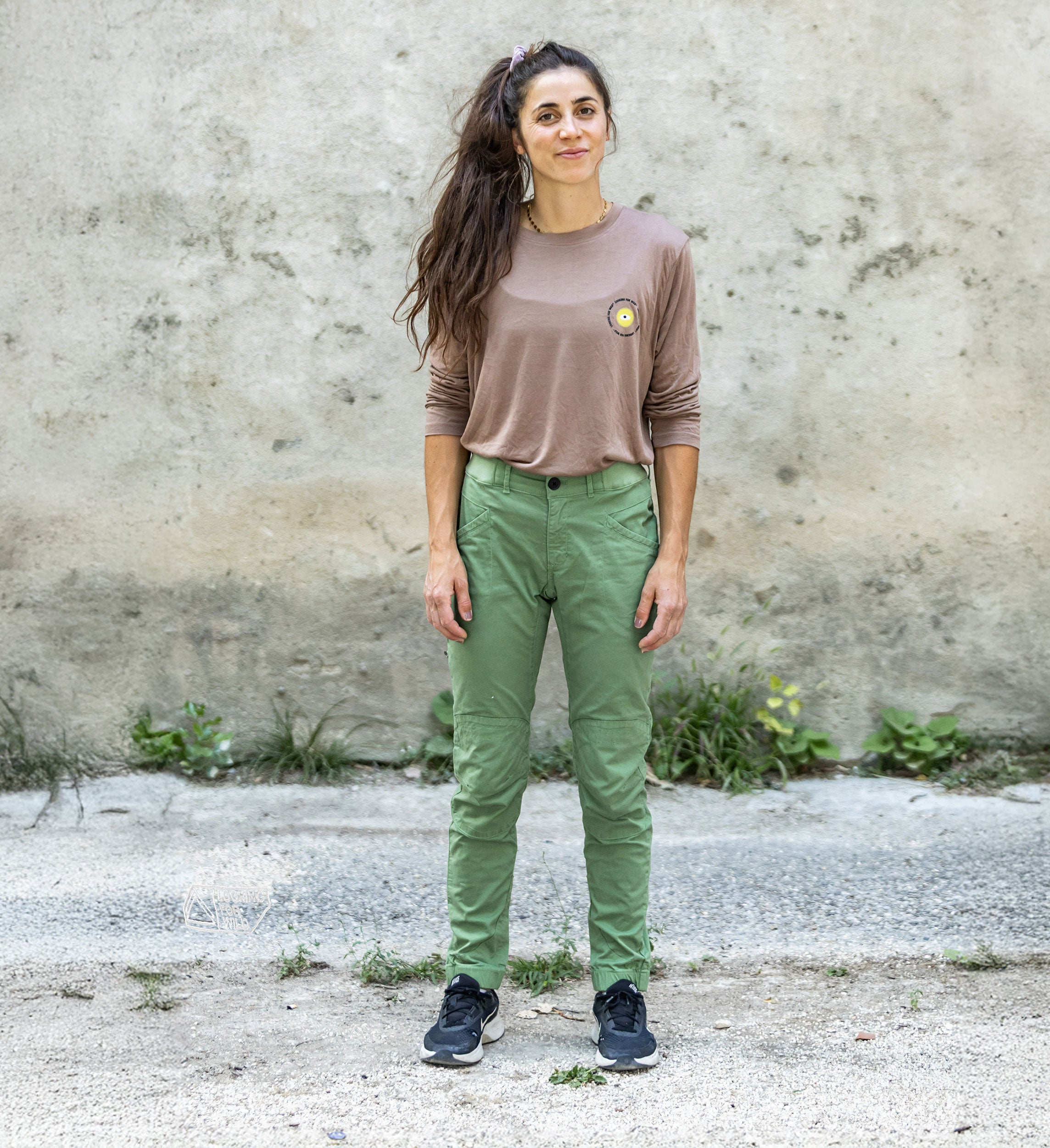 Pantalon d'escalade Femme Laila Peak - English Ivy