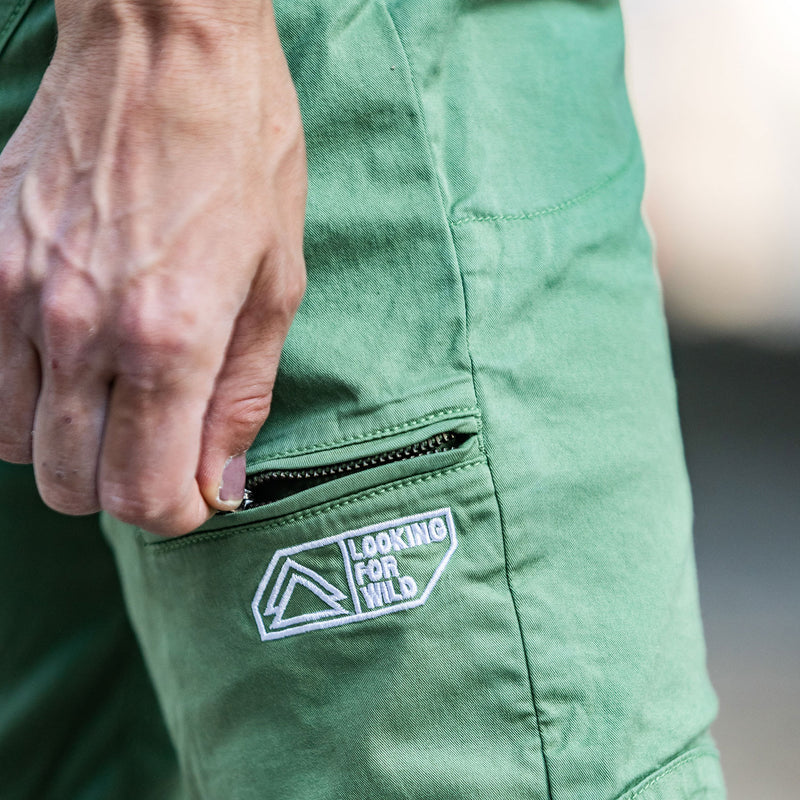 Women's climbing pants Laila Peak - English Ivy