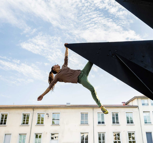 Women's climbing pants Laila Peak - English Ivy