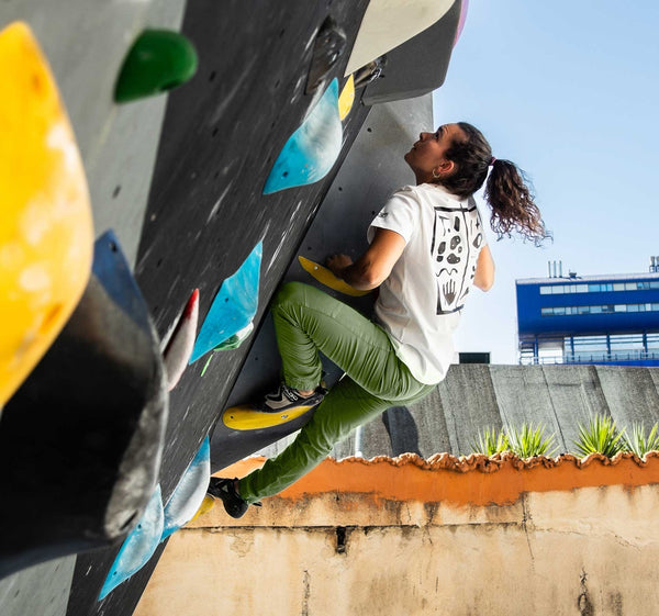 Women's climbing pants Laila Peak - English Ivy