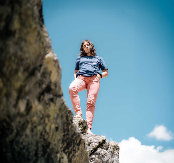 Pantalon d'escalade Femme Laila Peak - Faded Rose