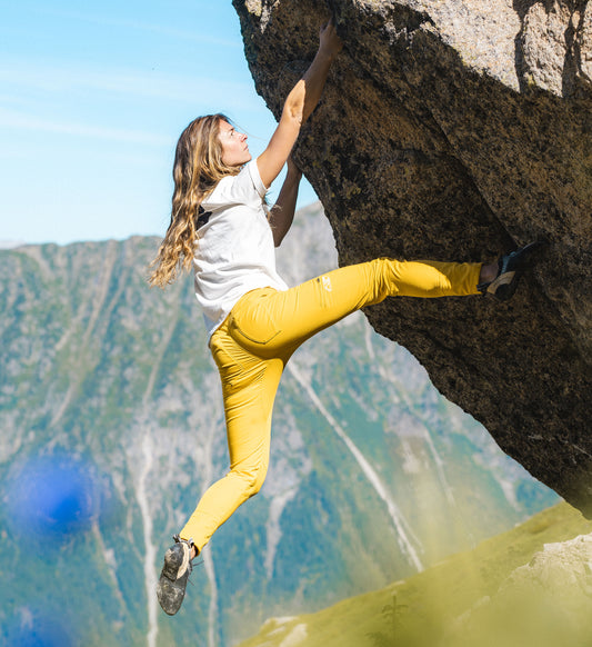 Pantalon d'escalade Laila Peak - Lemon