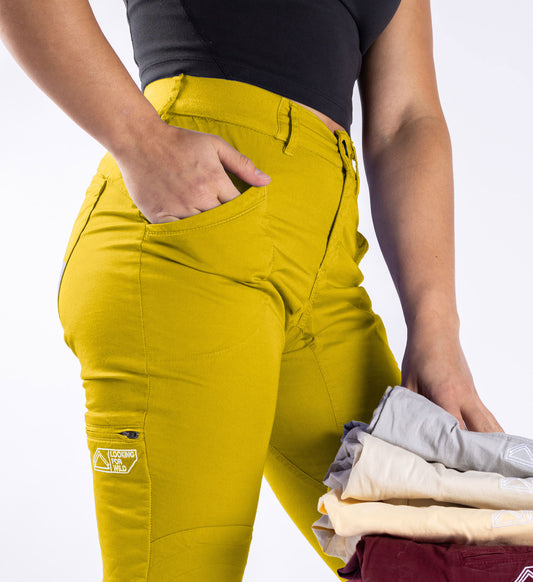 Pantalon d'escalade Femme Laila Peak - Mimosa