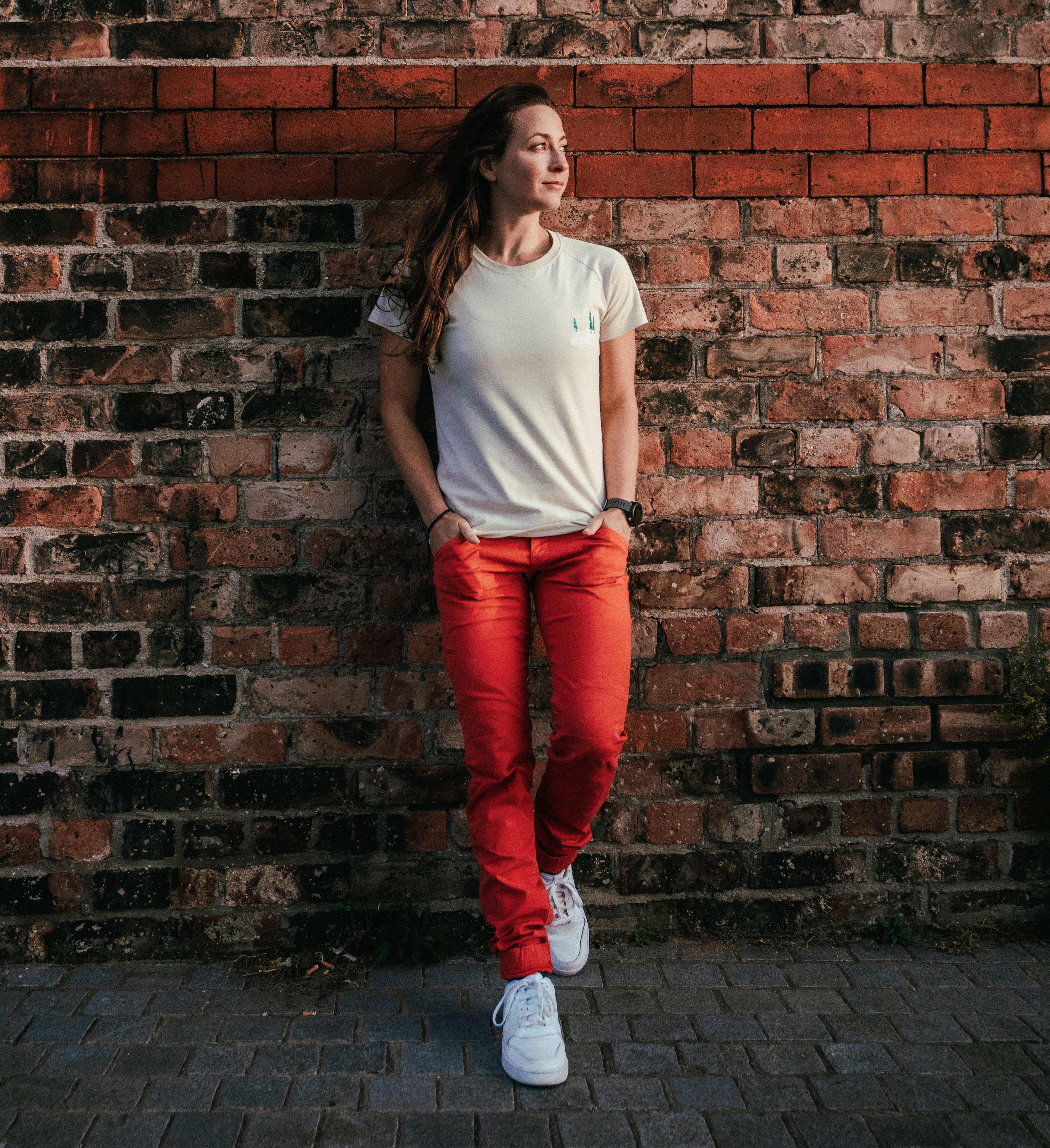 Pantalon d'escalade Laila Peak - Mandarin Red