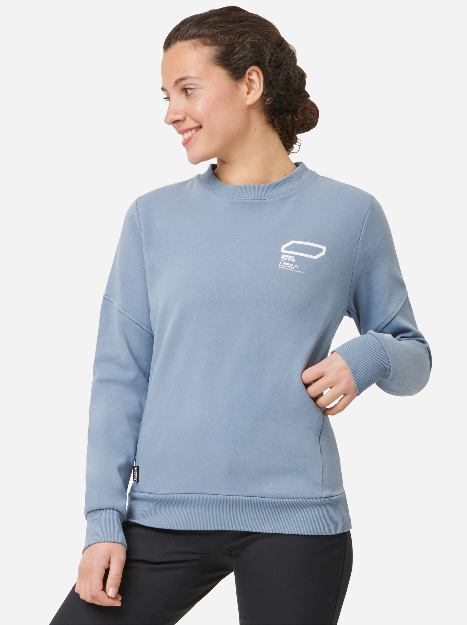 Sudadera Bosson Femme - Azul Grisáceo