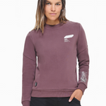 Bosson Organic cotton sweatshirt RED GRAPE