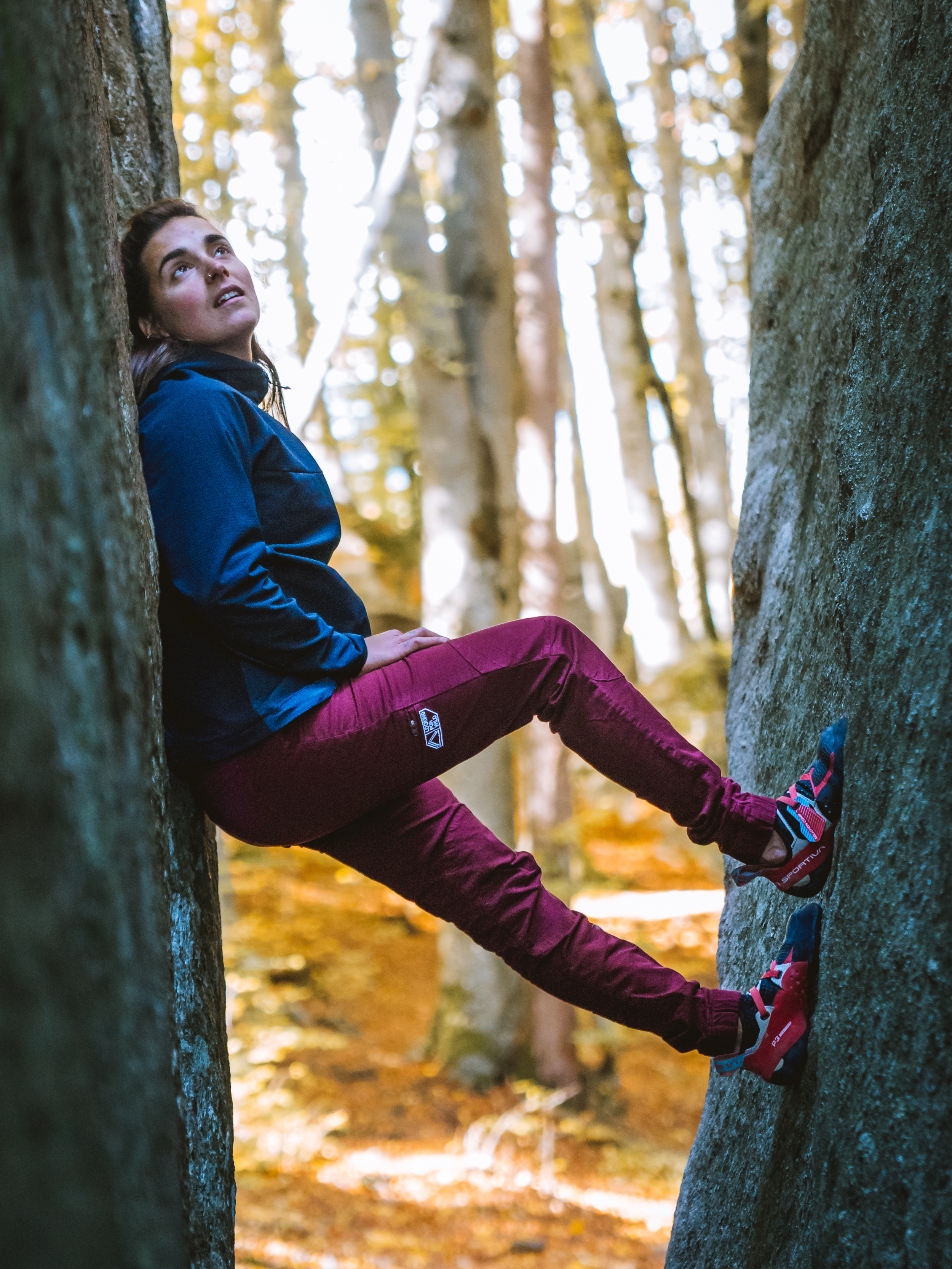 Laila Peak Kletterhose - Cordovan