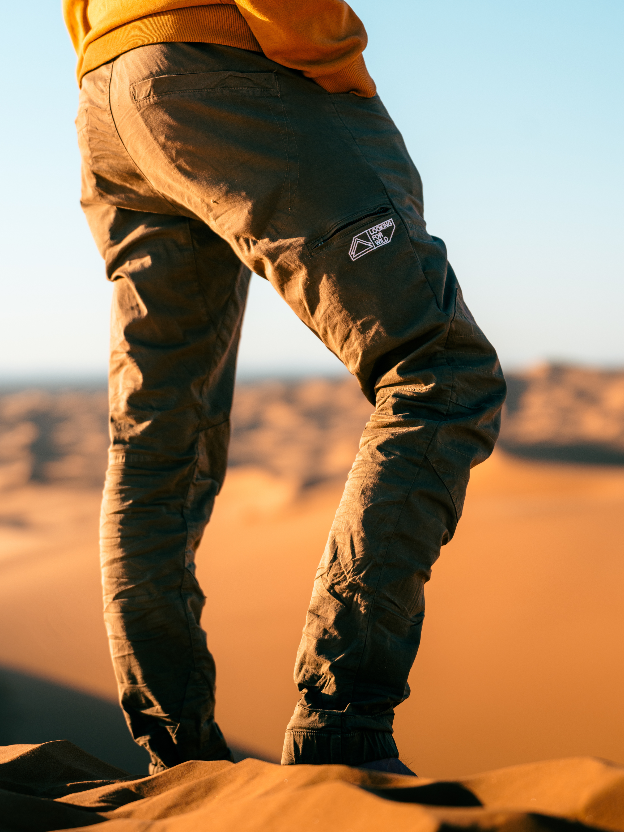 Pantaloni da arrampicata Fitz Roy - Military Olive