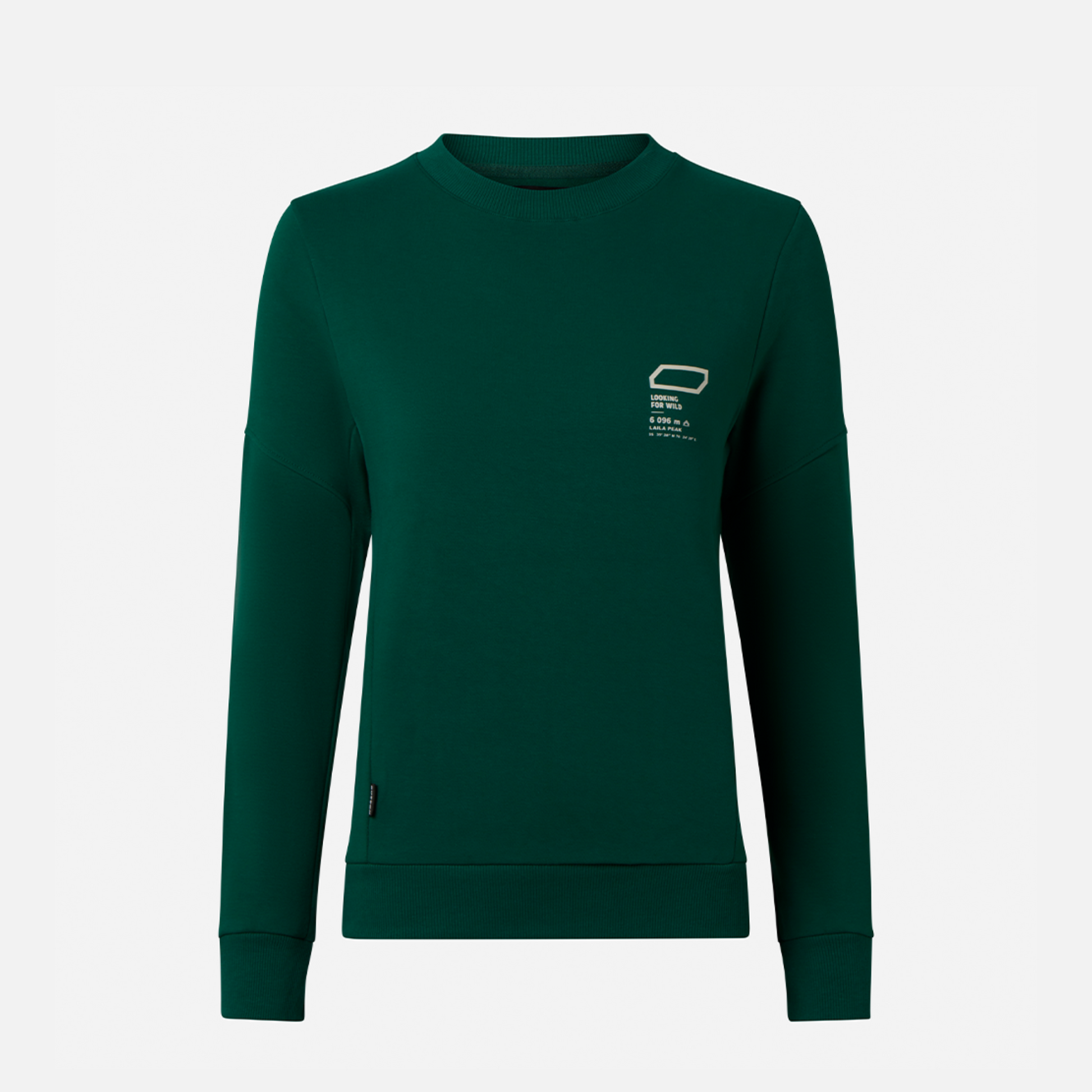 Bosson Organic cotton sweatshirt Evergreen