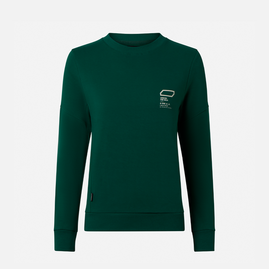 Bosson Organic cotton sweatshirt Evergreen