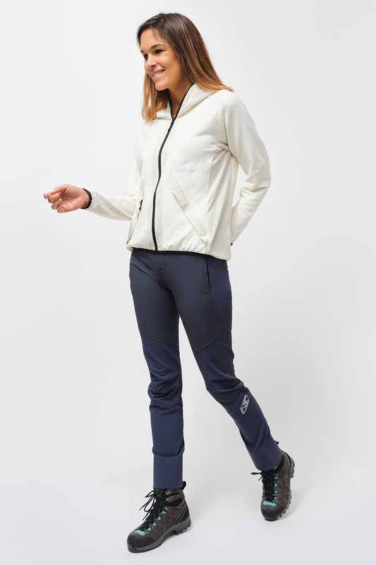 Pantalones de montañismo Snæfell para mujer - Total Eclipse