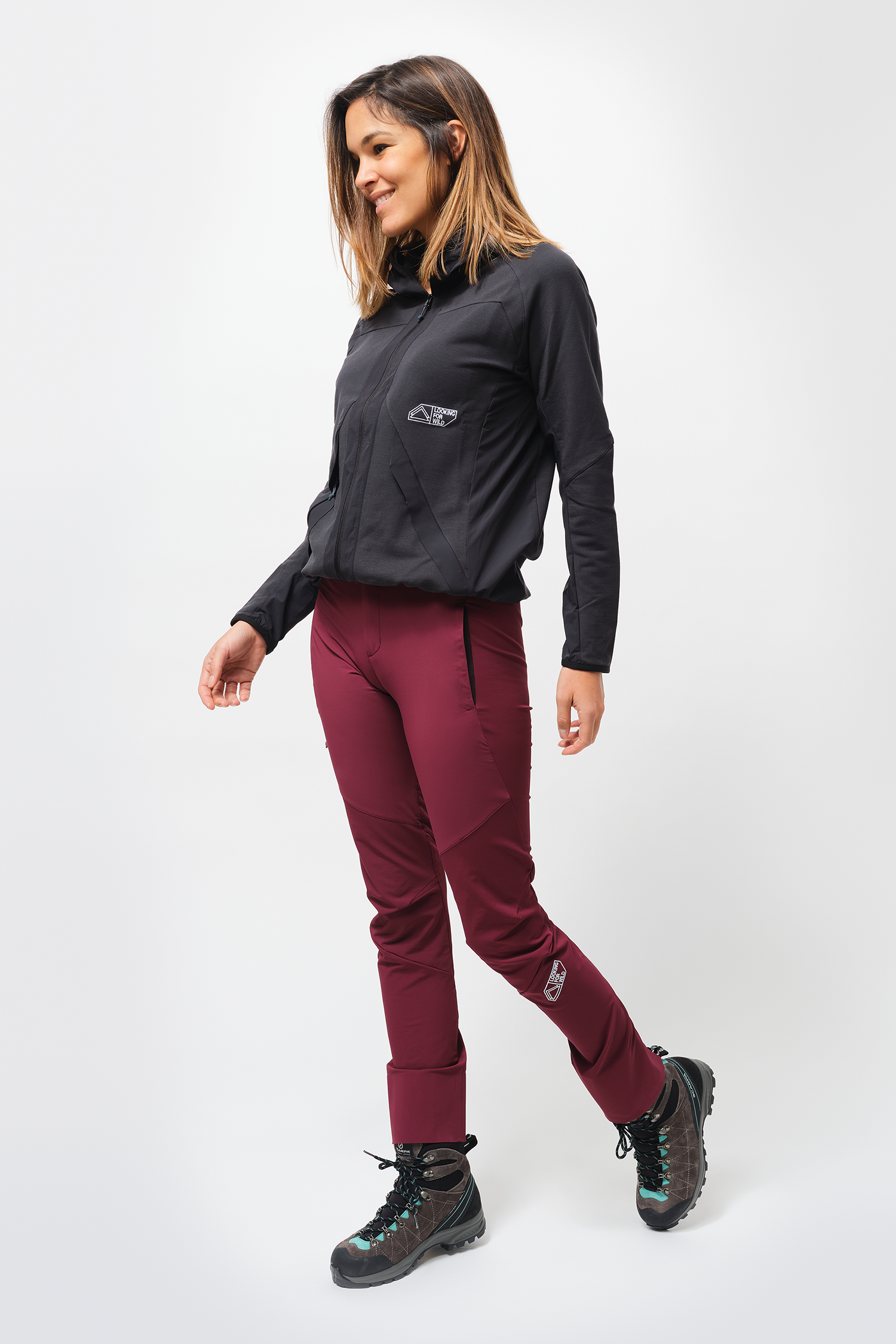 Pantalon d'alpinisme femme Snæfell WINE