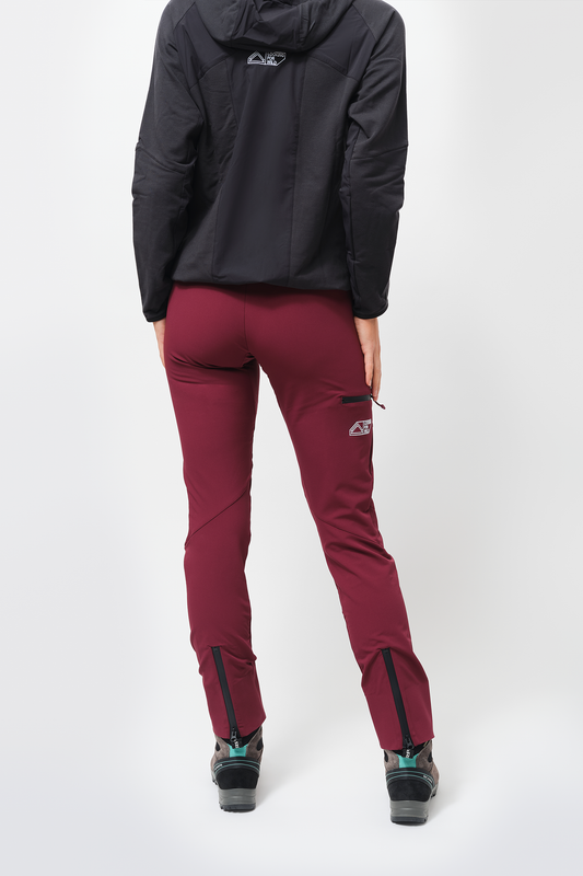 Pantalones de montañismo para mujer Snæfell - Wine