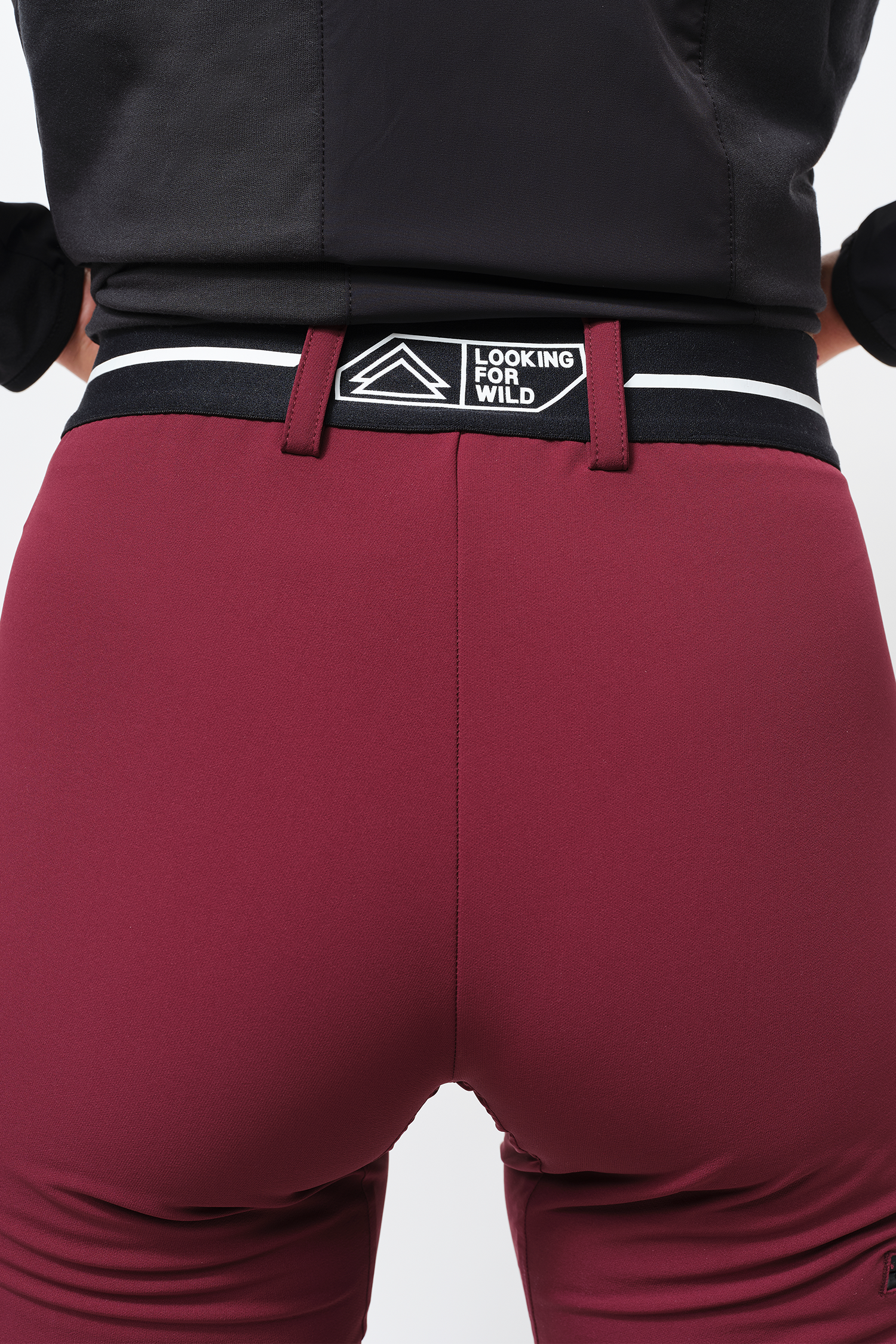 Pantalones de montañismo para mujer Snæfell - Wine